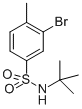 structure of CAS# 850429-70-8, N-Tert-Butyl-3-Bromo-4-Methylbenzenesulfonamide;3-Bromo-N-Tert-Butyl-4-Methyl-Benzenesulfonamide;Zinc04369310