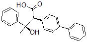 CAS#: 85045-62-1， (R',S')-(+)-alpha-(1-Hydroxy-1-Phenylethyl)-Biphenylacetic Acid