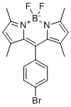 CAS#: 850534-66-6， 8(4-bromophenyl)-1,3,5,7-tetramethyl-BODIPY