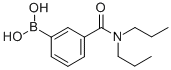 结构式 CAS# 850567-39-4, 3-(二丙基氨基甲酰)苯硼酸