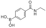 结构式 CAS# 850568-12-6, 4-(N-乙基氨基羰基)苯硼酸