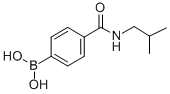 结构式 CAS# 850568-13-7, 4-(异丁基氨基羰基)苯硼酸