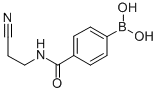structure of CAS# 850568-16-0, 4-(2-Cyanoethylaminocarbonyl)Phenylboronic Acid;4-(2-Cyanoethylaminocarbonyl)Benzeneboronic Acid ,96%;4-(2-Cyanoethylaminocarbonyl)Benzeneboronic Acid 96%;4-(2-CYANOETHYLAMINOCARBONYL)BENZENEBORONIC ACID