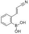 structure of CAS# 850568-63-7, 2-(E-Cyanovinyl)Benzeneboronic Acid;2-[(E)-Cyanoethenyl]Benzeneboronic Acid, (2E)-3-(2-Boronophenyl)Acrylonitrile;2-(Trans-2-Cyanovinyl)Benzeneboronic Acid, 95%;2-(E)-2-Cyanovinylbenzeneboronic Acid 95%