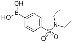 结构式 CAS# 850568-76-2, 4-(N,N-二乙基磺酰氨基)苯硼酸