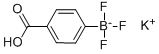 structure of CAS# 850623-38-0, Potassium (4-Carboxyphenyl)Trifluoroborate;POTASSIUM (4-CARBOXYPHENYL)TRIFLUOROBORATE;POTASSIUM (4-CARBOXYPHENY)TRIFLUOROBORATE