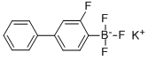 structure of CAS# 850623-57-3, Potassium (3-Fluoro-4-Biphenyl)Trifluoroborate;Potassium Trifluoro(2-Fluoro-4-Biphenylyl)Borate, 96%;POTASSIUM (3-FLUORO-4-PHENYL)PHENYLTRIFLUOROBORATE;POTASSIUM TRIFLUORO(2-FLUOROBIPHENYL-4-YL)BORATE