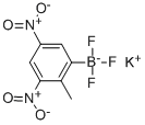 structure of CAS# 850623-72-2, Potassium (3,5-Dinitro-2-Methylphenyl)Trifluoroborate;POTASSIUM (3,5-DINITRO-2-METHYLPHENYL)TRIFLUOROBORATE