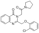 CAS#: 85063-13-4， 1-((2-((2-Chlorophenoxy)Methyl)-4-Oxo-3(4H)-Quinazolinyl) Acetyl)-Pyrrolidine