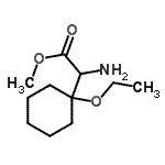 CAS#: 85093-63-6， Methyl amino(1-ethoxycyclohexyl)acetate