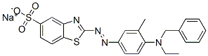 CAS#: 85098-61-9， Sodium 2-[[4-(Benzylethylamino)-M-Tolyl]Azo]Benzothiazole-5-Sulphonate