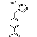 CAS 登录号：85103-02-2， 1-(4-硝基苄基)-1H-咪唑-5-甲醛