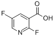 结构式 CAS# 851386-43-1, 2,5-二氟-3-吡啶羧酸