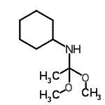 CAS#: 85168-93-0， N-(1,1-Dimethoxyethyl)cyclohexanamine