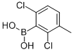 结构式 CAS# 851756-54-2, 2,6-二氯-3-甲基苯硼酸