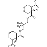 CAS#: 85187-50-4， 6-[(3-{[(6-Carboxy-1-methyl-3-cyclohexen-1-yl)carbonyl]oxy}-2,2-dimethylpropoxy)carbonyl]-6-methyl-3-cyclohexene-1-carboxylate