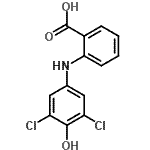 CAS#: 851961-83-6， 2-[(3,5-Dichloro-4-hydroxyphenyl)amino]benzoic acid