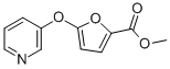 structure of CAS# 852180-38-2, Methyl 5-(3-Pyridinyloxy)-2-Furoate;METHYL 5-(PYRIDIN-3-YLOXY)-2-FUROATE;METHYL 5-(3-PYRIDINYLOXY)-2-FUROATE