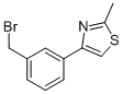 CAS#: 852180-42-8， 4-[3-(Bromomethyl)Phenyl]-2-Methyl-1,3-Thiazole