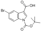 CAS#: 852180-98-4， 5-Bromo-1H-tert-Butoxycarbonyl-Indole-3-Carboxylic Acid