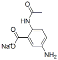 CAS 登录号：85237-54-3， 2-(乙酰氨基)-5-氨基苯甲酸钠
