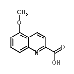 CAS#: 852402-70-1， 5-Methoxy-2-quinolinecarboxylic acid