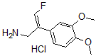 CAS#: 85278-04-2， (E)-2-(3,4-Dimethoxyphenyl)-3-fluoroprop-2-en-1-amine hydrochloride