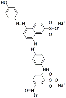 CAS#: 85283-58-5， Disodium 5-[(4-Hydroxyphenyl)Azo]-8-[[4-[(4-Nitro-2-Sulphonatophenyl)Amino]Phenyl]Azo]Naphthalene-2-Sulphonate