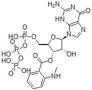 CAS#: 85287-57-6， 2'(3')-o-(N-Methyl)Anthraniloylguanosine 5'-Triphosphate