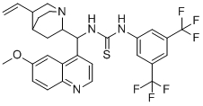 CAS 登录号：852913-16-7， N-[3,5-双(三氟甲基)苯基]-N-[(8a,9S)-6-甲氧基-9-辛可宁基]硫脲