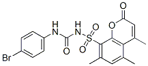 CAS#: 85302-37-0, 3-(4-Bromophenyl)-1-(4,5,7-Trimethyl-2-Oxo-Chromen-8-Yl)Sulfonyl-Urea
