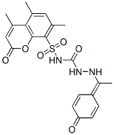 CAS#: 85302-45-0， 3-[1-(4-Oxo-1-Cyclohexa-2,5-Dienylidene)Ethylamino]-1-(4,5,7-Trimethyl -2-Oxo-Chromen-8-Yl)Sulfonyl-Urea