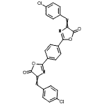 CAS#: 85391-56-6， 2,2'-(1,4-Phenylene)bis[4-(4-chlorobenzylidene)-1,3-oxazol-5(4H)-one]