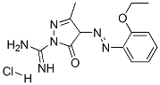 CAS#: 85409-33-2， 4-[(2-Ethoxyphenyl)Azo]-4,5-Dihydro-3-Methyl-5-Oxo-1H-Pyrazole-1-Carboxamidine Monohydrochloride