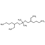 CAS#: 85409-37-6， 3-[({2-[(2-Ethylhexyl)oxy]-2-propanyl}oxy)methyl]heptane
