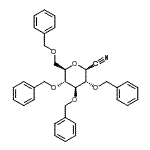 CAS#: 85422-85-1， (2S,3S,4R,5R,6R)-3,4,5-Tris(benzyloxy)-6-[(benzyloxy)methyl]tetrahydro-2H-pyran-2-carbonitrile