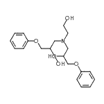 CAS#: 85422-99-7， 1-[(2-Hydroxyethyl)(2-hydroxy-3-phenoxypropyl)amino]-3-phenoxy-2-propanol