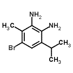 CAS#: 854403-53-5， 4-Bromo-6-isopropyl-3-methyl-1,2-benzenediamine