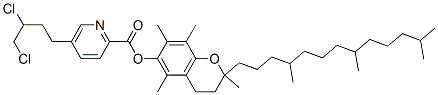 CAS#: 85446-73-7， [2,5,7,8-Tetramethyl-2-(4,8,12-Trimethyltridecyl)Chroman-6-Yl] 5-(3,4- Dichlorobutyl)Pyridine-2-Carboxylate