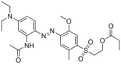CAS#: 85455-45-4， 2-[[4-[[2-Acetamido-4-(Diethylamino)Phenyl]Azo]-5-Methoxy-2-Methylphenyl]Sulphonyl]Ethyl Propionate