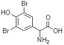 CAS#: 854646-48-3， Amino(3,5-dibromo-4-hydroxyphenyl)acetic acid