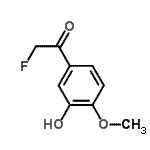 CAS 登录号：85465-61-8， 2-氟-1-(3-羟基-4-甲氧基苯基)乙酮