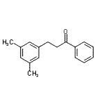 结构式 CAS# 854692-50-5, 3-(3,5-二甲基苯基)-1-苯基-1-丙酮