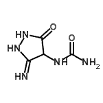 CAS#: 854700-16-6， 1-(3-Imino-5-oxo-4-pyrazolidinyl)urea