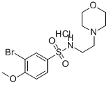 CAS#: 85477-20-9， 3-Bromo-4-Methoxy-N-(2-Morpholin-4-Yl-Ethyl)-Benzenesulfonamide Hydrochloride