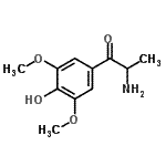 CAS#: 854813-81-3， 2-Amino-1-(4-hydroxy-3,5-dimethoxyphenyl)-1-propanone