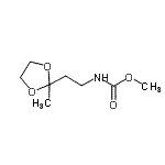 CAS#: 854890-30-5， methyl N-[2-(2-methyl-1,3-dioxolan-2-yl)ethyl]carbamate