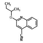 CAS#: 855165-26-3， 2-sec-Butoxy-4-quinolinecarbonitrile