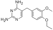 CAS 登录号:85544-41-8, 5-((4-乙氧基-3-甲氧基苯基)甲基)-2,4-嘧啶二胺