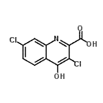 CAS#: 855634-10-5， 3,7-Dichloro-4-hydroxy-2-quinolinecarboxylic acid